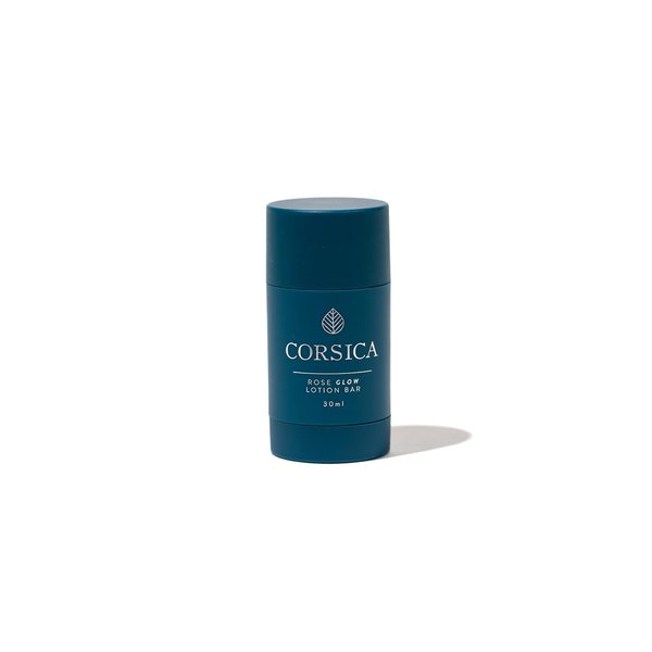 Corsica Lotion Solid Bar Body Moisturizer for Rejuvinating Dry Skin with Comforting Scent, Rose Glow