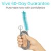 Vive CPAP Tube Cleaning Brush - Stainless Steel Cleaner for Mask and Pipe - Wire Bristle Solution - for 7 Foot Hose and 22 mm Diameter - Portable, Flexible and to Easily Clean Standard Tubing Kit