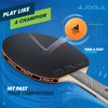 JOOLA Omega Speed - Table Tennis Racket for Advanced Training with Flared Handle - Tournament Level Ping Pong Paddle with Vizon Table Tennis Rubber- Designed for Speed, green