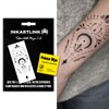 INKARTLINK Temporary Tattoos, Semi Permanent Tattoos Adult Art Designs Waterproof Temporary Tattoos Party Favors Tattoo Stickers Realistic, No Adhesive, Lasts 1-2 Weeks Black (Henna 6)