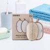 PERIEMALA (Pack of 2) Premium Loofah Sponge Exfoliating Body Scrubber, Bath Sponge, Natural Shower Women Men Shower Essential Skin Care