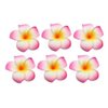12PCS Women's Grils Hawaiian Plumeria Flower Hair Clips Wedding Bridal Decoration Hairpin Barrette Hair Accessories For Party Beach Holiday (pink)