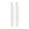Allegro Combs #70 Wide Tooth Combs Defining Brush Comb 3-Row Wide Tooth For Curly Hair Comb For Women Curly Hair, Hair Stylists Hair Comb 2 Piece (White)