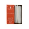 D'light Online White Taper Candles, 10 Inch Premium Quality Candles Hand-Dipped Tapered Candles, Dripless, Smokeless and Unwrapped Bulk Pack for Events - Set of 12 (10 Inch, White)