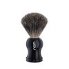 NOM Gustav shaving brush | Pure Badger Shave Brush for Shaving soaps and creams | exfoliating shaving brush | Black handle