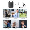 Giecy Portable Voice Amplifier, 30W 2800mAh Bluetooth Rechargeable Personal Voice Amplifier with Microphone Headset, PA System Speaker for Multiple Locations Classroom, Meetings and Outdoors