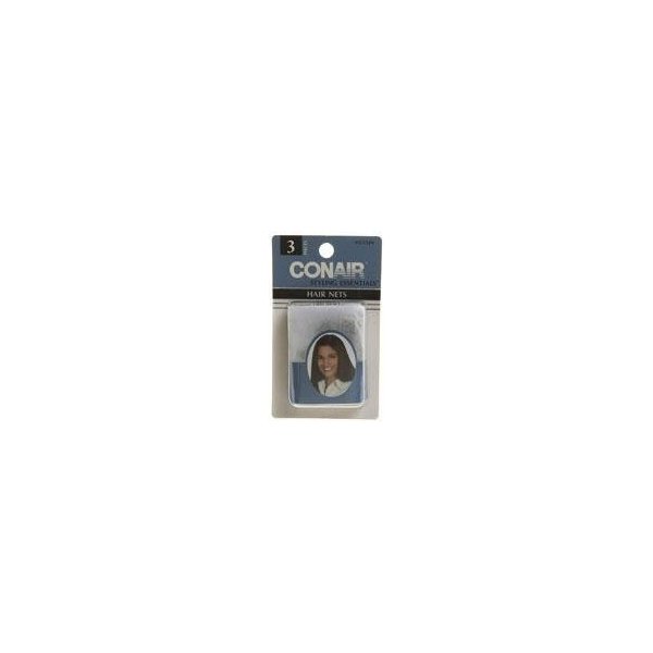 Conair 55332 3 Piece Brown Hair Net, 0.3 Ounce (Pack of 14)