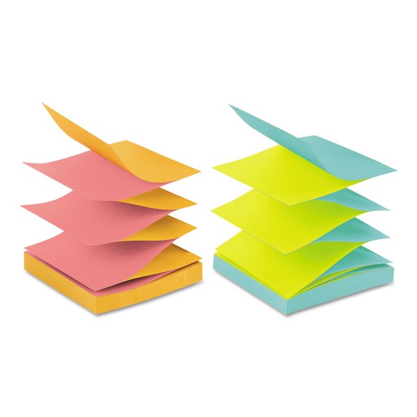 Post-it Pop-up Notes, 3x3 in, 12 Pads, America's #1 Favorite Sticky Notes, Poptimistic, Bright Colors, Clean Removal, Recyclable