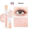 Erinde Jewel Tears Liquid Glitter Eyeshadow, Twinkle Shimmer Eye Shadow Eyeliner, Long Lasting, Quick Drying, Multi-Dimensional Sparkle Finish, Loose Glitter Glue for Crystal Korean Eye Makeup, 05#