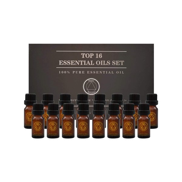Mystic Romance Premium Fragrances Oil-Gift Set 16 Pieces Essential Oil Variety of scents