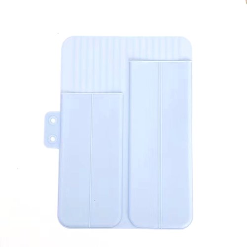 Heat Resistant Silicone Mat Travel Case Portable Travel Mat Cover for Hair Straightener, Flat Iron and Hot Hair Styling Tools (Blue)