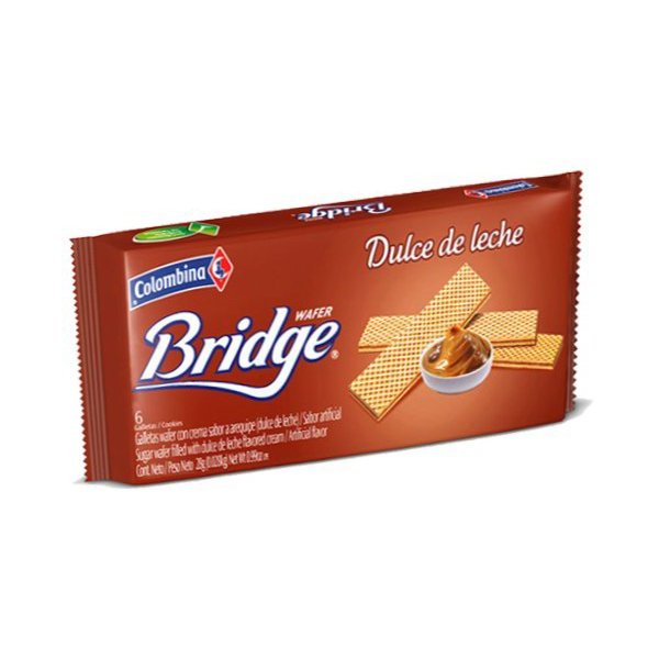 Colombina Arequipe-Dulce de leche Bridge Wafer 5.3oz (3 Pack)