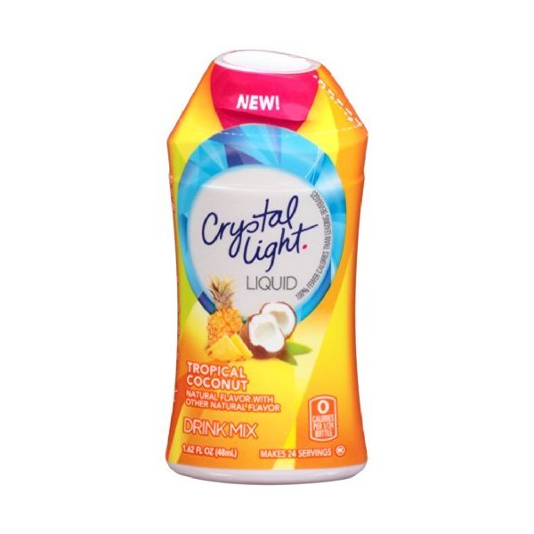 Crystal Light Liquid Drink Mix, Tropical Coconut, 1.62 OZ