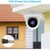 Anpviz 4MP PoE IP Turret Camera with Microphone/Audio, IP Security Camera Outdoor Indoor, Motion Detection, Waterproof IP66, 108° Wide Angle 2.8mm Lens, 24/7 Recording, NDAA Compliant (U Series)