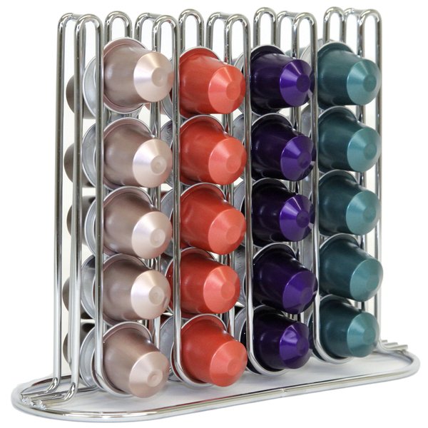 Slim and Sleek Coffee Pod Holder compatible with Nespresso Original Organizer for 40 Coffee Pods