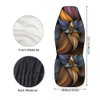 BIGCARJOB Retro Flower Pattern Auto Seat Covers 2pc Set Easy Install Full Wrap Bucket Seat Covers Elastic Back,fit Most Vehicle