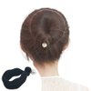 3 PACK Pearl Hair Bun Maker for Women Lazy Hair Curler Bun Clips Magic Beauty Hair Hairstyle Foam Sponge Donut Maker Ponytail Bun Maker Twister Hairstyle Styling Tool Accessories