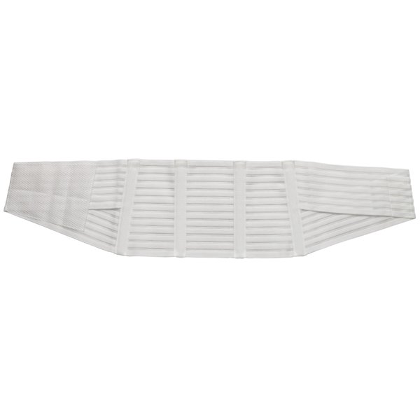Breathable Back Support Belt, Adjustable Back Brace, White, Small