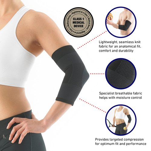 Neo-G Elbow Support for Tendonitis, Joint Pain, Tennis, Golf, Sports - Tennis Elbow Brace Arm Support - Multi Zone Elbow Compression Sleeve - Airflow - XL