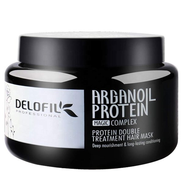 Collagen Hair Mask Double Protein Deep Conditioner Argan Oil Hair Mask Deep Treatment for Dry and Damaged Hair All Hair Types 500ml 16.90oz