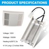 Upgrade S97020888 Heater Element Nu tone Replacement Parts Compatible With Nutone Heater Element, Nu tone bathroom fan replacement parts S97020888, 120V 1500W Heating Element Parts for Heater Fan Ligh
