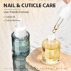 GAOY Cuticle Care Kit - Cuticle Oil and Cuticle Remover, 20ml 2 Pcs Cuticle Nourishes and Softener, Promotes Nail Growth and Strength