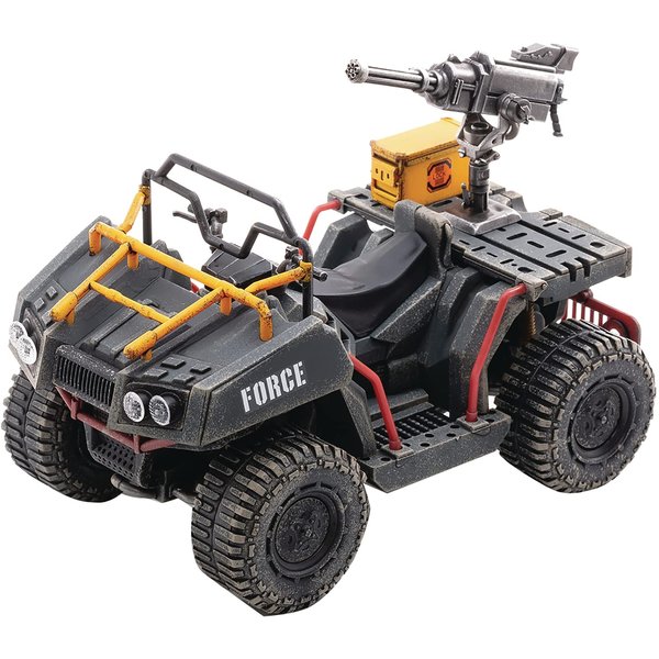 JoyToy 1/18 Wildcat ATV Vehicle Model Car Toy Matching 4 inches JoyToy Action Figures (Grey ATV)