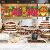 OuMuaMua Hawaiian Luau Party Decorations, Aloha Party Decorations, Tiki Decorations Aloha sign with Lights for Summer Aloha Moana Hawaii Luau Party Decorations, Tropical Birthday Tiki Party Supplies