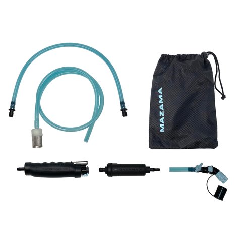 Personal Portable Water Filter System Outdoor Emergency Survival Gear Water Solutions Tactical Gear for Hiking Camping Travel Hunting Fishing Backpacking Also Connects to Hydration Bladders