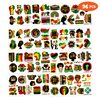 96 PCS Happy Juneteenth Freedom Day Temporary Tattoos Theme Birthday Party Decorations Supplies Favors Decor African Americans Independence Tattoo Stickers Gifts For Kids Boys Girls School Prizes