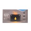 RELAXUS Aroma Flame LED Night Light Ultrasonic Diffuser and Humidifier with Dual Mist Modes and Realistic Flame Effect - 8"x5"x3"