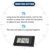Suvnie Car Dashboard Digital Clock, Mini Portable Digital Vehicle Electronic Digital Clocks with Clear LCD Display, Adhesive Automotive Interior Clock for Car Truck Home Desk Office
