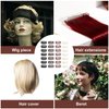 32pcs U Shape Wig Clips, Small Comb Hair Extension Clips with Soft Rubber Snap Metal Mini Clips Accessories for Wig Braids Hair DIY Chunni
