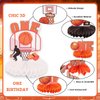 9 Pack Basketball Honeycomb Centerpieces Decorations ONE Birthday Table Topper Sign Decors for Baby Shower First Year Basketball Birthday Gameday Celebration Tailgate Sports Party Supplies