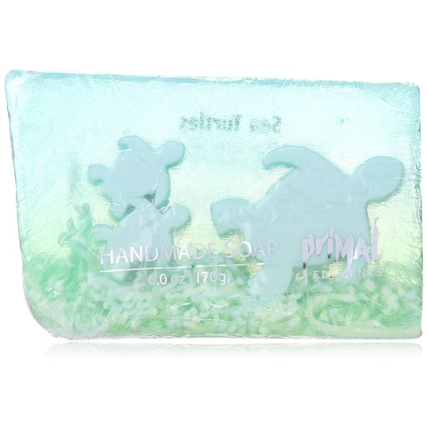 Primal Elements Bar Soap in Shrinkwrap, Sea Turtles, 6 Ounce