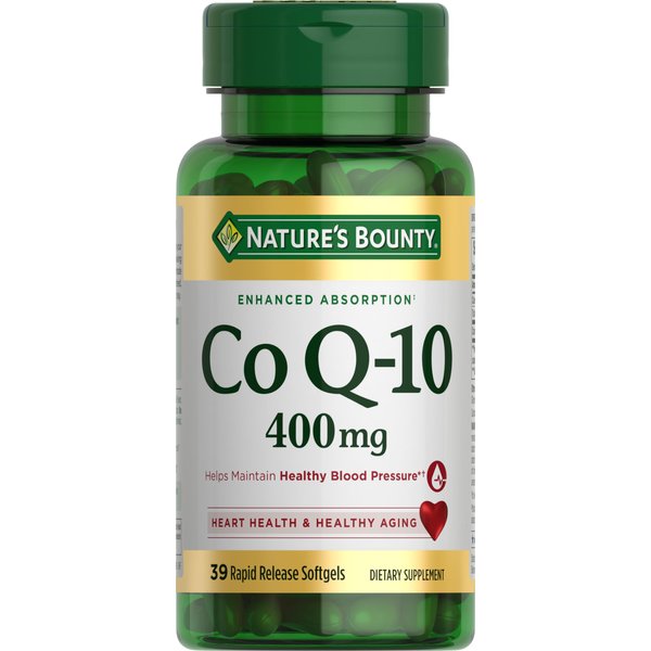 Natures Bounty Co Q-10 400mg, 39 Rapid Release Softgels