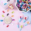 HINZIC 144Pcs Kawaii Fish Nail Charm White Pink Light Purple Red Blue Black Yellow Green Mermaid Koi Fish Dangle Lucky Wedding Prom Engagement Accessories for Scrapbooking Phone Case Doll House Decor