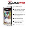 Zion Cases MagPro 55PT Magnetic Card Holder; Duel Magnet Card Case for Secure Holding Strength to Guard Against Unintentional Openings; Includes 1 Magnetic Trading Card Case; (1 Pack)