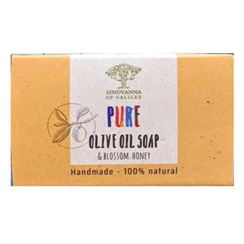 SINDYANNA OF GALILEE Handmade Bar Soap, 100 Natural, fair trade, olive oil, Bar soaps Olive Oil Blossom Honey (Honey)