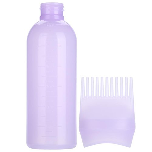 Root Comb Applicator Bottle, Hair Color Applicator Bottles Shampoo Hair Hair Dye Applicator Brush Hair Coloring Dyeing for Salon Beauty(Blue)
