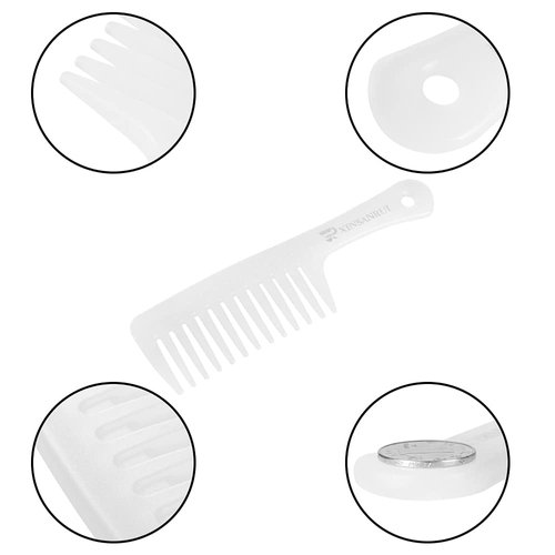 XINSANRUI Wide Tooth Hair Comb (clear white)