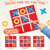 JoyCat Tic Tac Toe Mini Board Game Toy for Kids and Family,Birthday Party Favors,Goody Bag,Fun Indoor Game Night Activity,Gifts for Students,Easy to Store(Bulk Pack of 12)