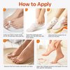 modelones Foot Peeling Mask 3 Pack, Exfoliating Foot Mask for Dry Cracked Feet, Callus Dead Skin Remover for Feet, Additional 3 Pack Collagen Serum for Reviving Baby Soft Smooth Feet, Women and Man