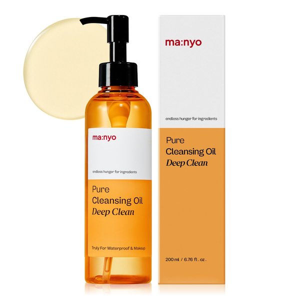 ma:nyo Pure Cleansing Oil Korean Facial Cleanser, Blackhead Melting, Daily Makeup Removal with Argan Oil, for Women Korean Skin care (Deep Clean)