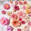 36 Pack Flower Hair Clips Rose Hair Accessories for Women Boho Bride Flower Claw Clip Side Hair Clip Hairpin Brooch Pin Headpiece for Girls Wedding