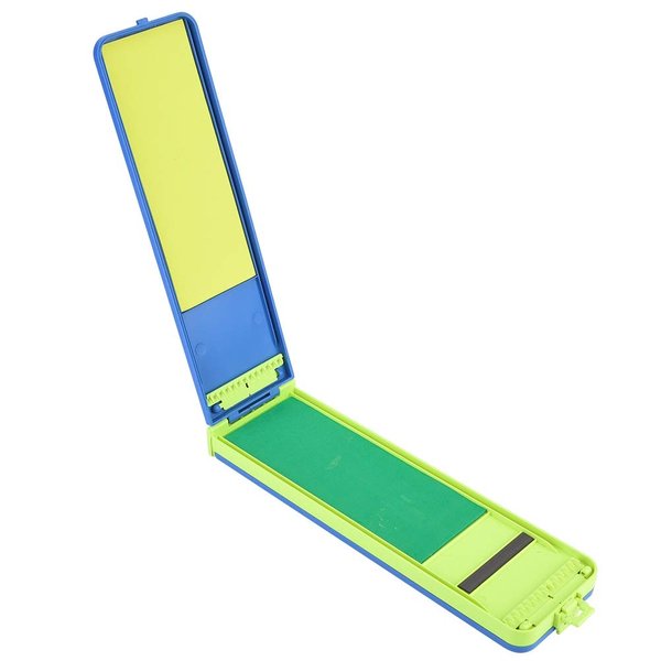 Foldable Double Sided Fishing Subline Box, Portable 2 Layer Subline Lines Fishing Hook Storage Case Container Organizer Holder Box Fishing Tackle Tool Storage Kit