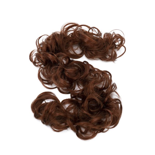 CAISHA by PRETTYSHOP Hairpiece Hair Wrap Heat-resistant Synthetic Fibres Curly Messy Updo Copper Red HW20