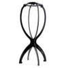 Cardani Wig Stand Black Portable Wig Holder As Pictured