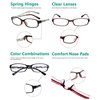 Eyekepper Readers 3 Pack of Womens Reading Glasses with Beautiful Pattern and Soft Case for Ladies +0.50