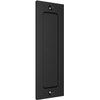 Tibres - 7" Sliding Barn Door Handle - Flush Pull Handle for Sliding Doors Cabinets Closet and Drawers - Black